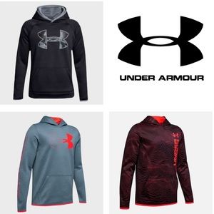 Under Armour BUNDLE Coldgear Fleece Hoodies NWT L